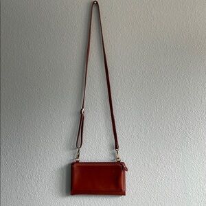 Brown Leather Crossbody Bag